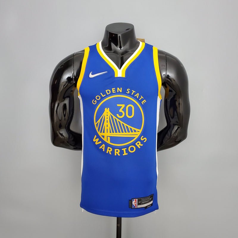 Camiseta NBA Golden State Warriors #30 Curry - #2974 Azul