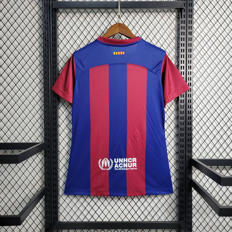 Camiseta Barcelona Primera Equipación 23/24 - Nike Femenina