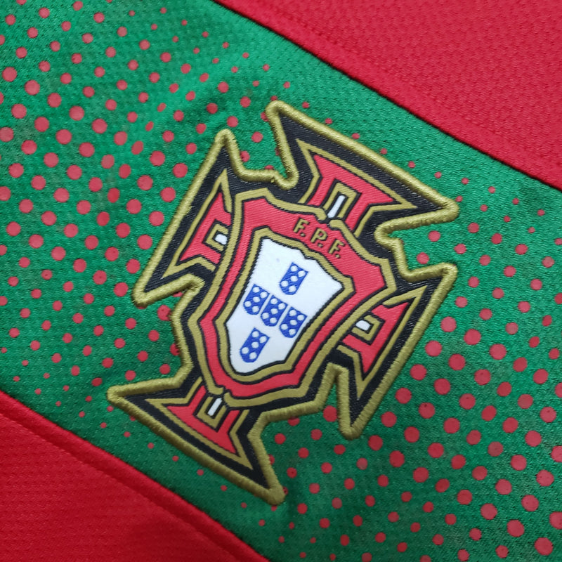 Camiseta Portugal Primera 2010 - Versión Retro