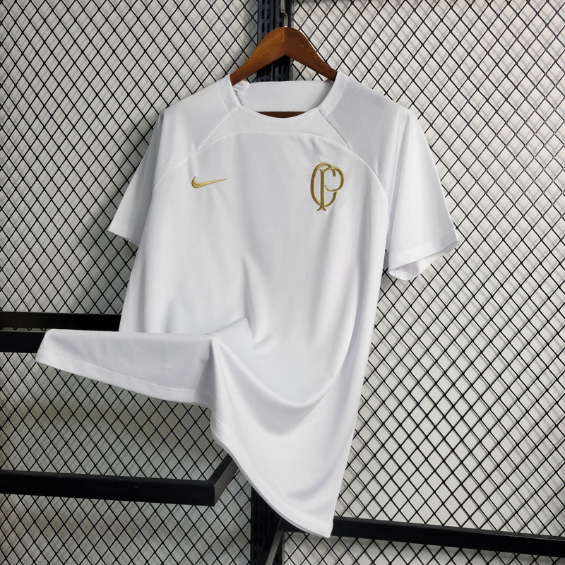 Camiseta de entrenamiento Corinthians 23/24 - Nike Torcedor Masculina - Blanco