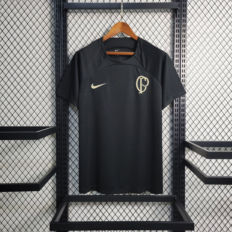 Camiseta de entrenamiento Corinthians 23/24 - Nike Torcedor Masculina - Negro