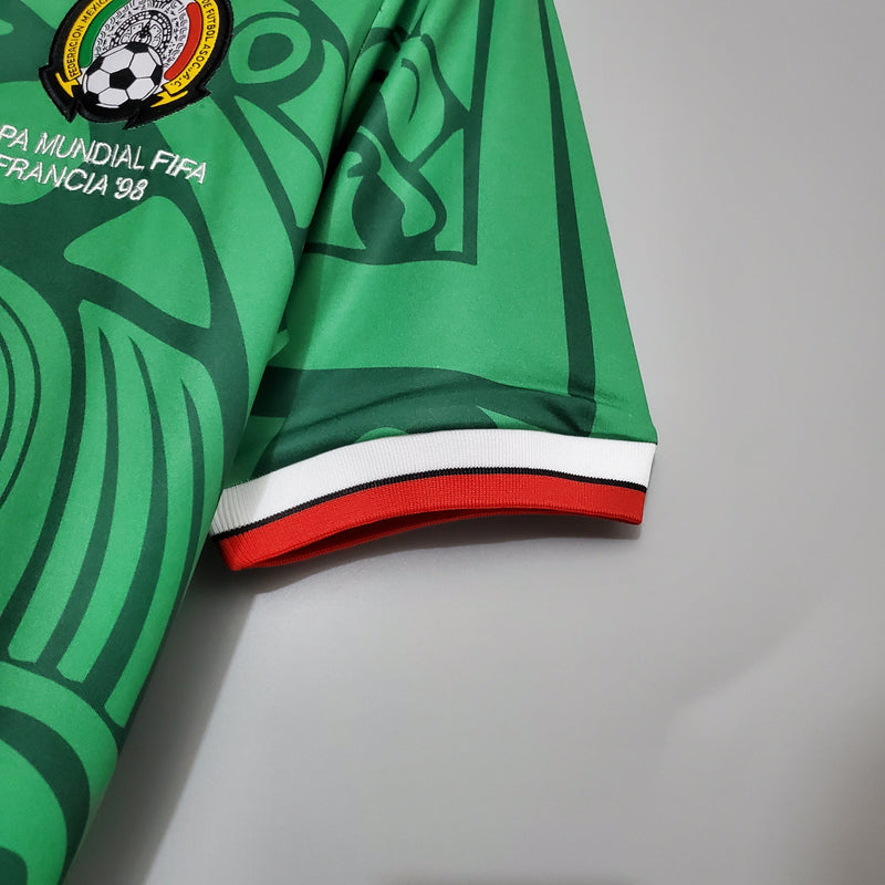 Camiseta Mexico Primera 1998 - Version Retro