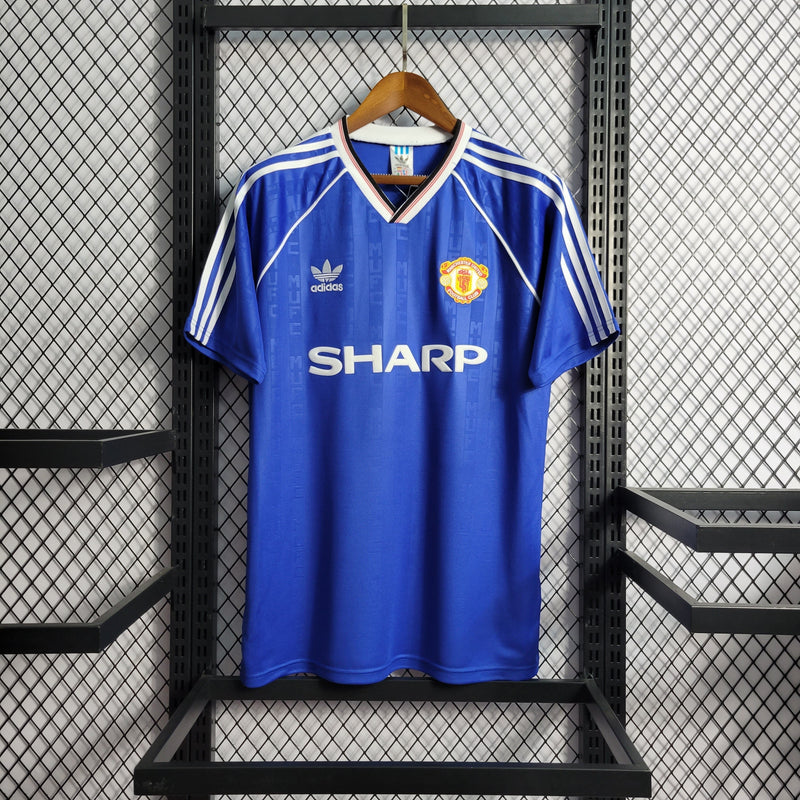 Camiseta Manchester United Reserva 1988 - Versión Retro