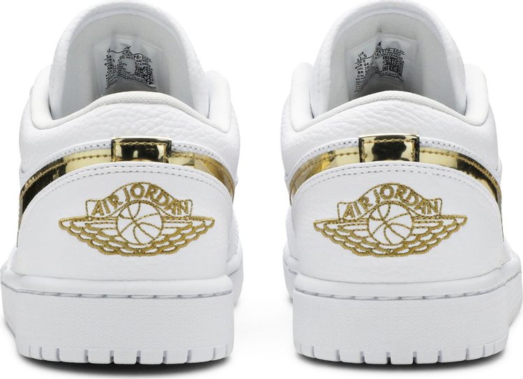 Nike Air Jordan 1 Retro Low 'White Metallic Gold'