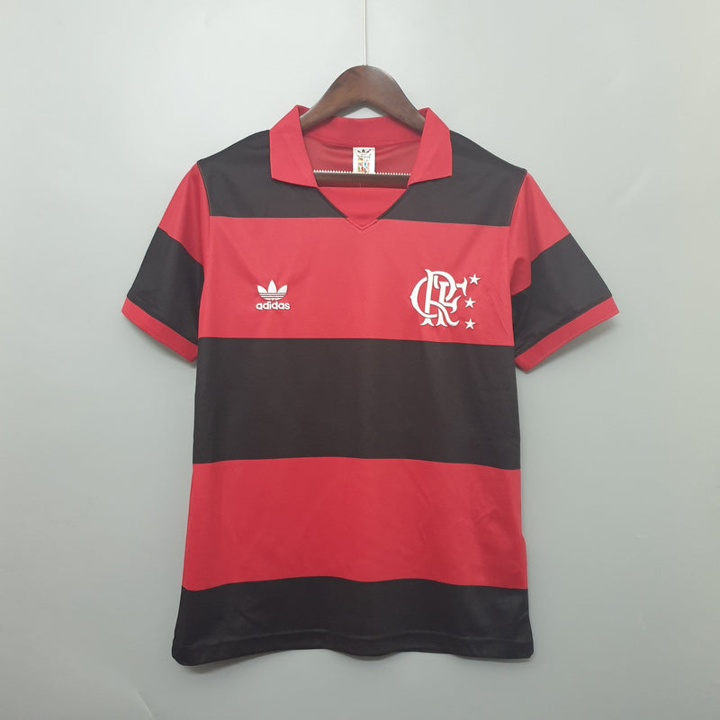 Camiseta Flamengo Primera 1982 - Versión Retro