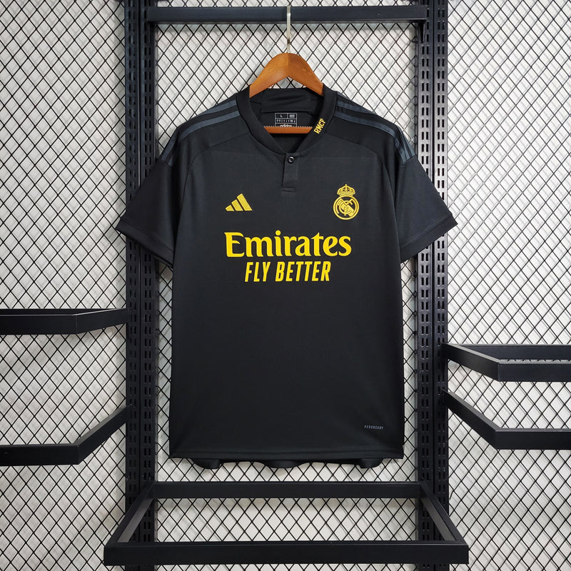 Camiseta Real Madrid Segunda Equipación 23/24 - Adidas Torcedor Masculina - lanzamiento