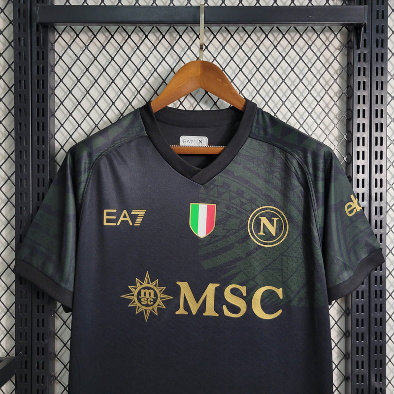 Camiseta EA7 Fan de la segunda equipación del Napoli 23/24 para hombre - Lanzamiento