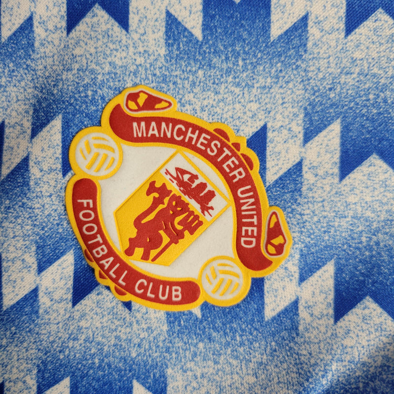 Camiseta Manchester United Reserve 90/92 - Versión Retro Manga Larga