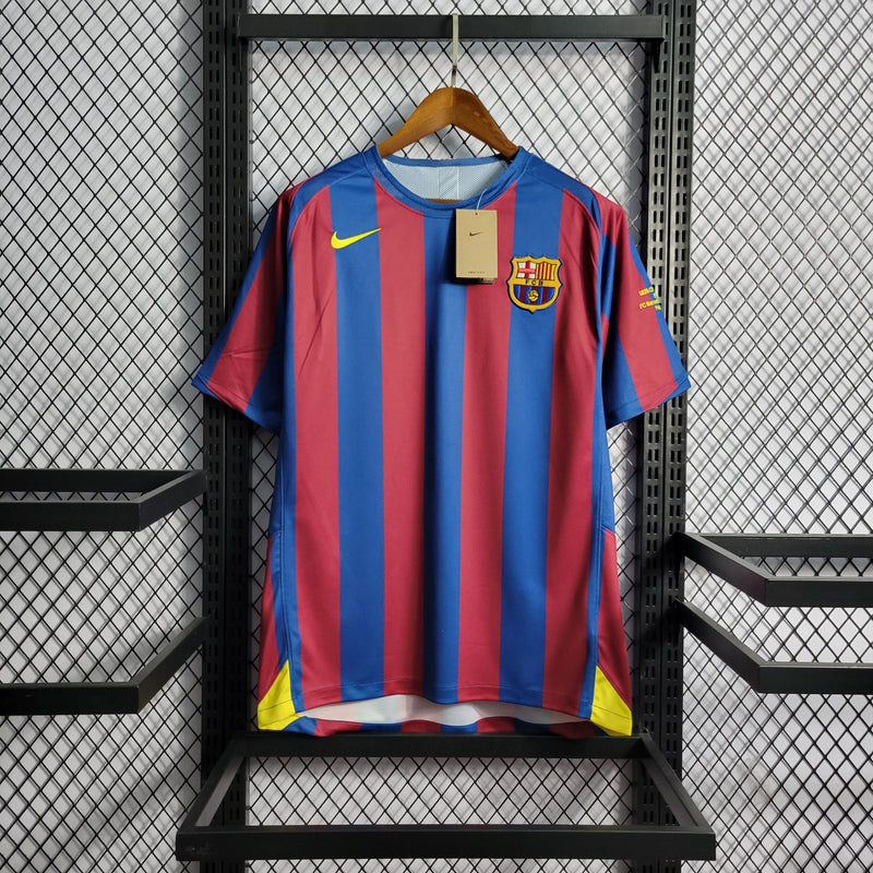 Camiseta Barcelona Primera 2006 - Versión Retro