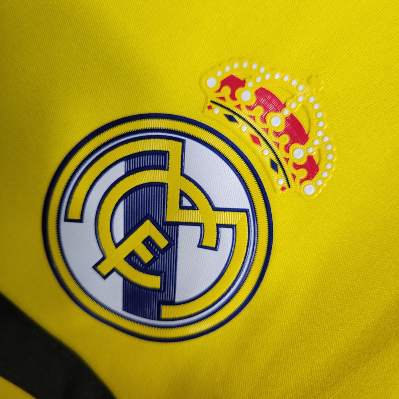 Camiseta Portero Real Madrid Amarilla 11/12 - Versión Retro