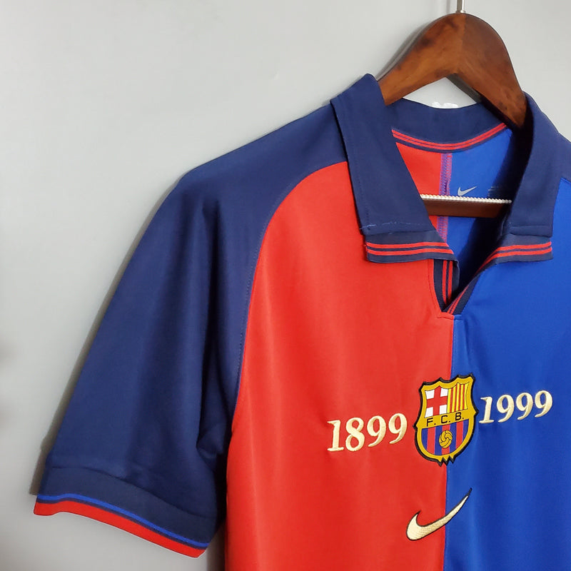 Camiseta Edición Conmemorativa 100 Años de Barcelona - Versión Retro