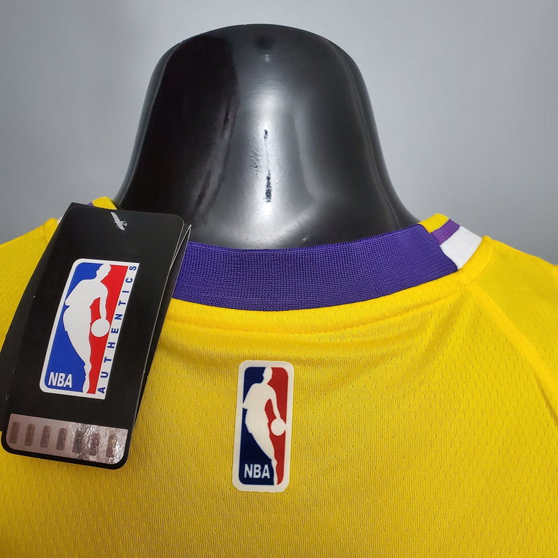 Camiseta amarilla conmemorativa NBA Lakers