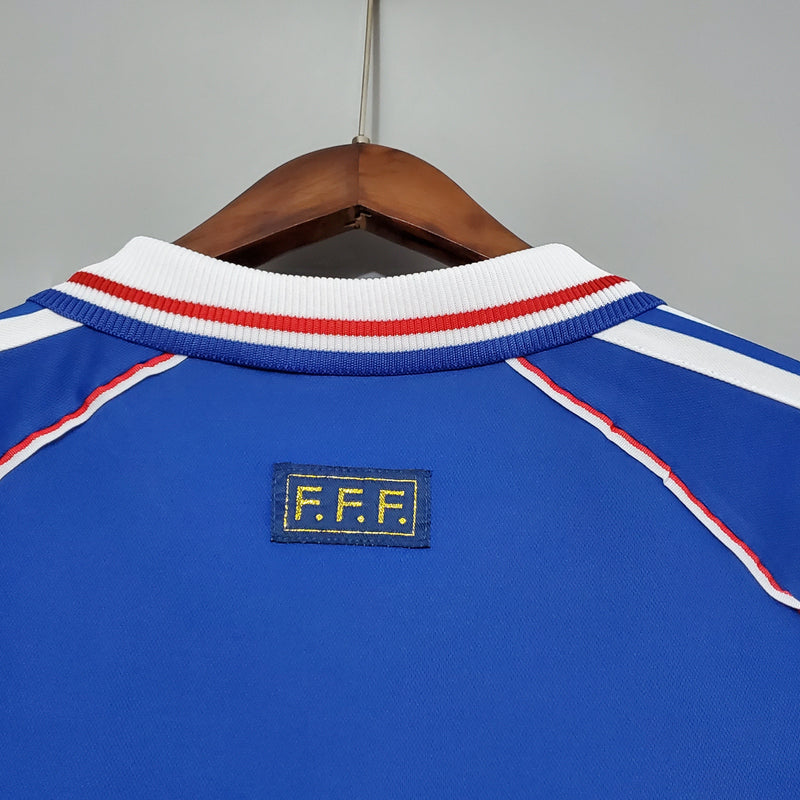 Camiseta Francia Primera 1998 - Versión Retro