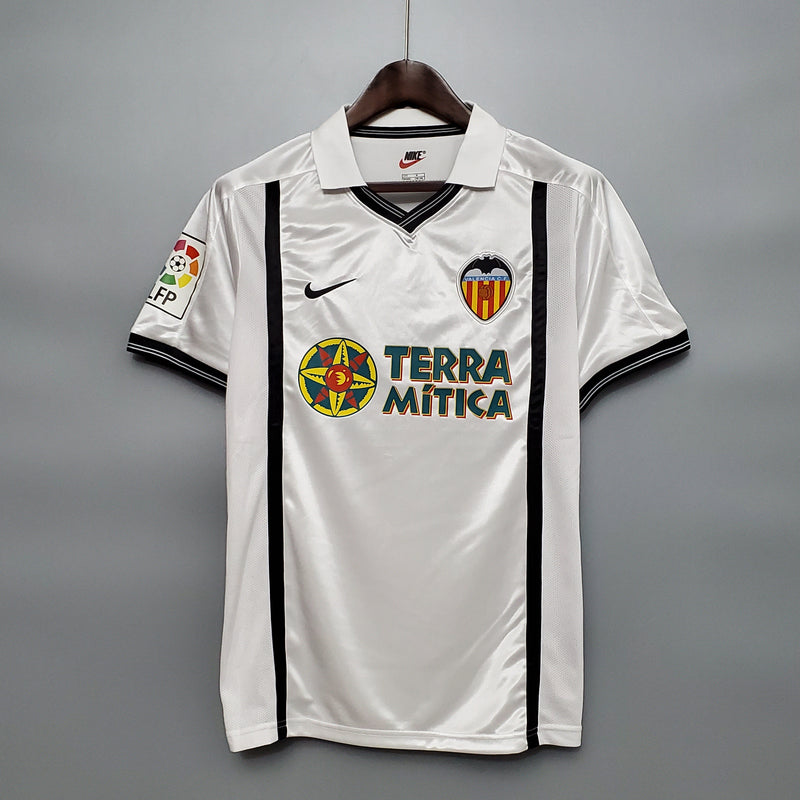 Camiseta Valencia Primera 01/02 - Versión Retro