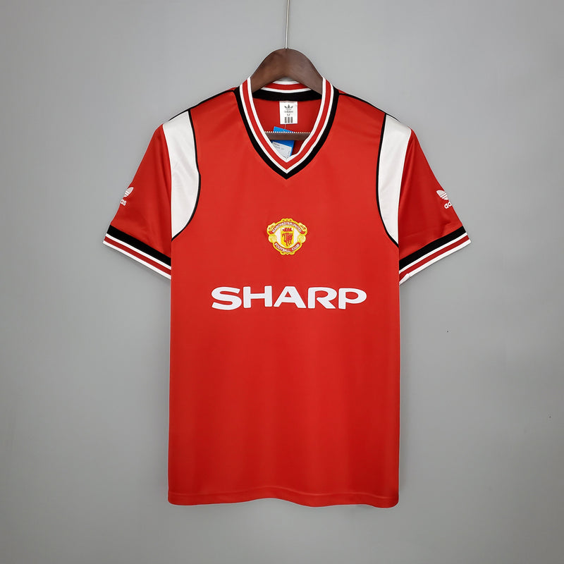 Camiseta Manchester United Primera 85/86 - Versión Retro