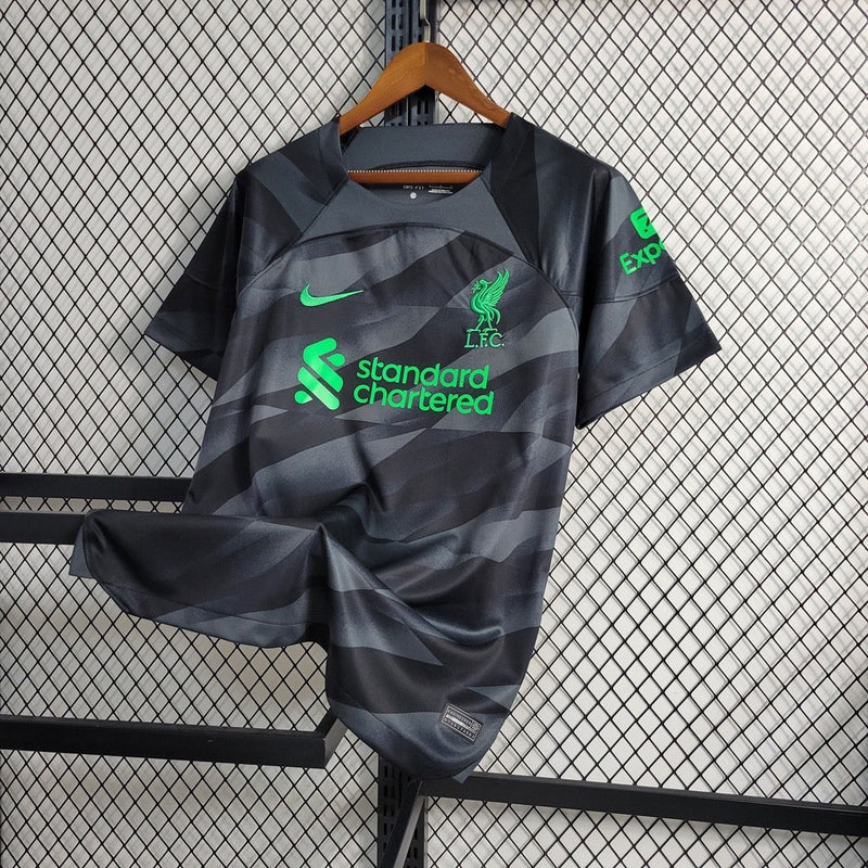 Camiseta Portero Liverpool 23/24 - Nike Torcedor Masculina - Lanzamiento
