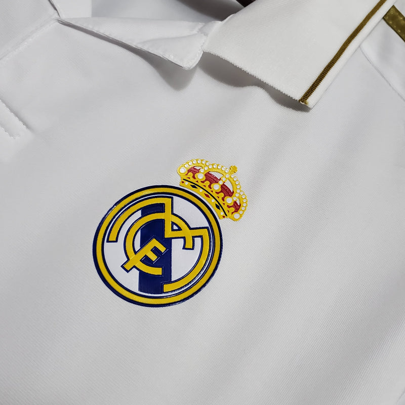 Camiseta Real Madrid Primera 11/12 - Versión Retro Manga Larga