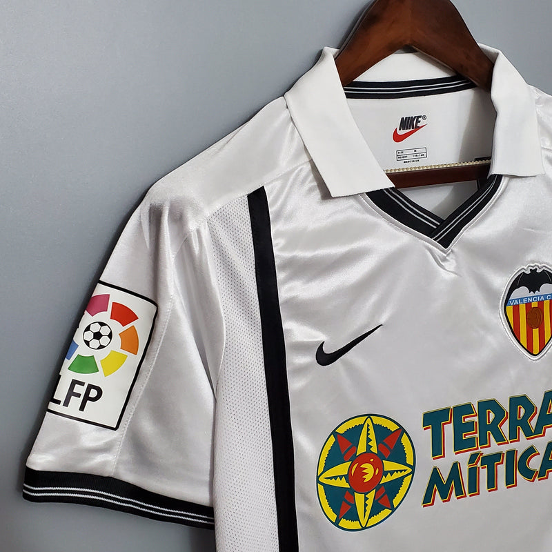 Camiseta Valencia Primera 01/02 - Versión Retro