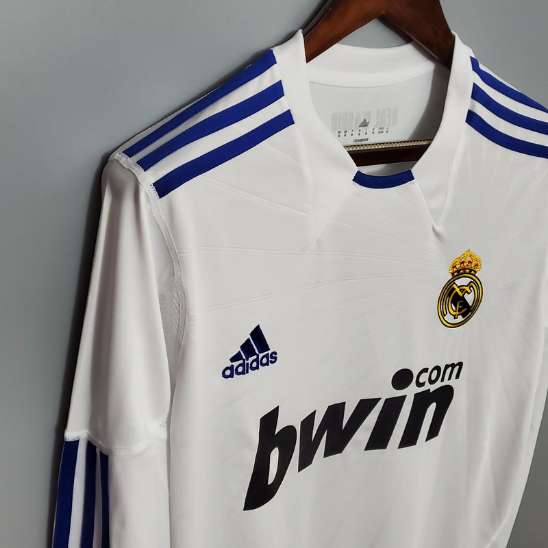 Camiseta Real Madrid Primera Equipación 10/11 - Versión Retro Manga Larga