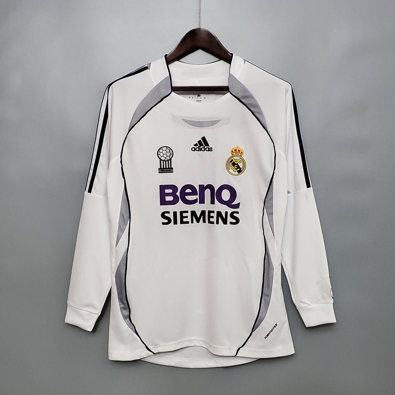 Camiseta Real Madrid Primera 06/07 - Versión Retro Manga Larga