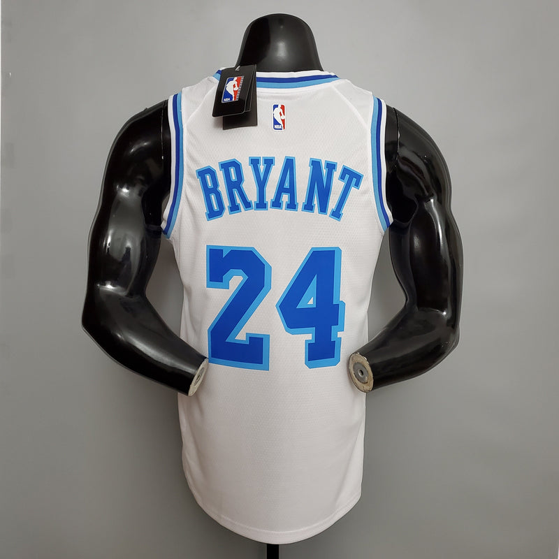 Camiseta NBA Lakers #8 #24 Antes/Después de Bryant Retro Night Blanco - 23/24
