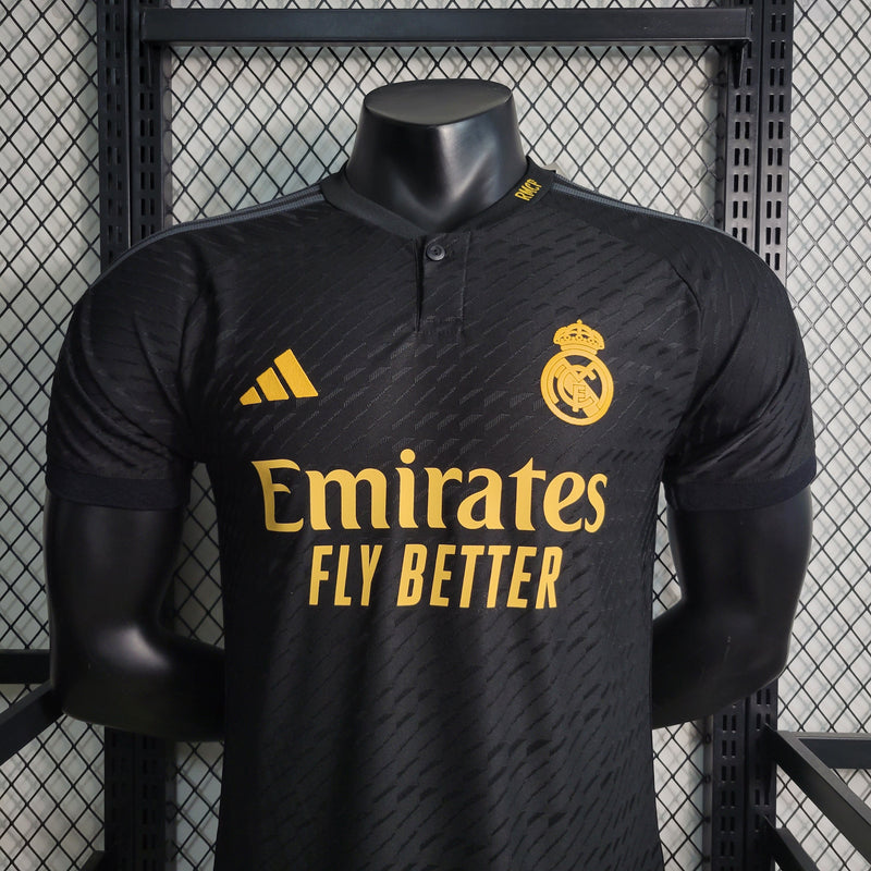 Camiseta Real Madrid Segunda Equipación Negra III 23/24 - Versión Jugador Hombre