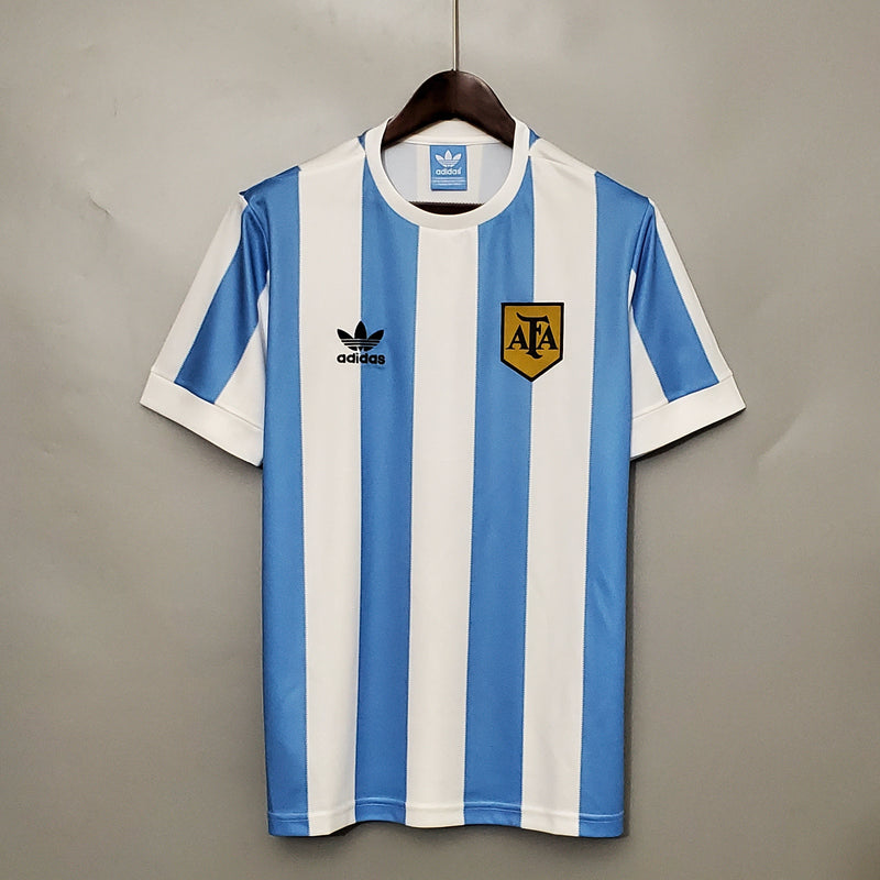 Camiseta Argentina Local 1978 - Versión Retro