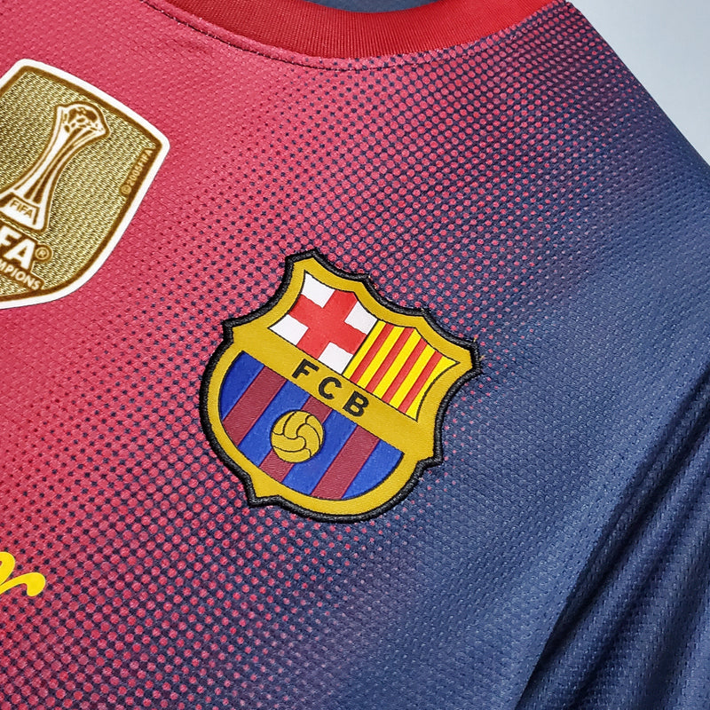 Camisa Barcelona Titular 12/13 - Versão Retro