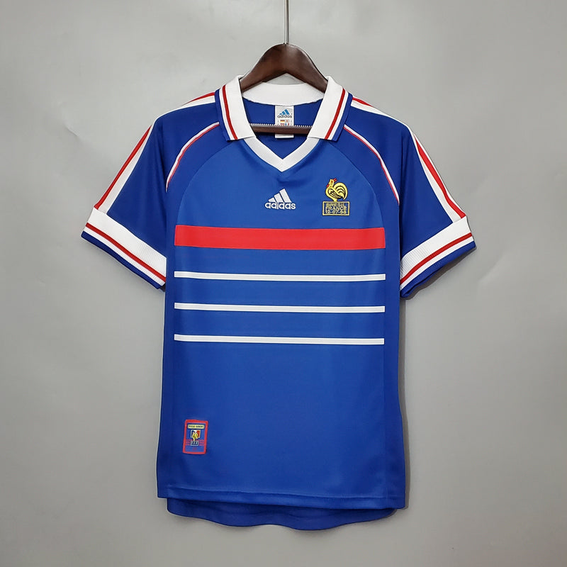 Camiseta Francia Primera 1998 - Versión Retro