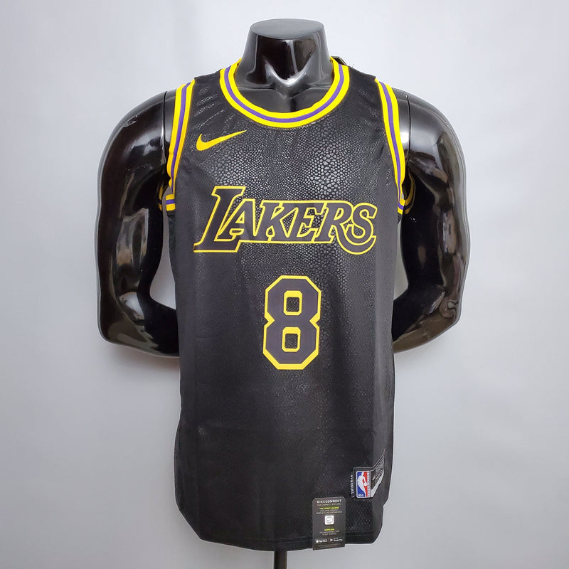 Camiseta NBA Lakers #8 #24 Después/Antes de Bryant Estampado de serpiente - 23/24