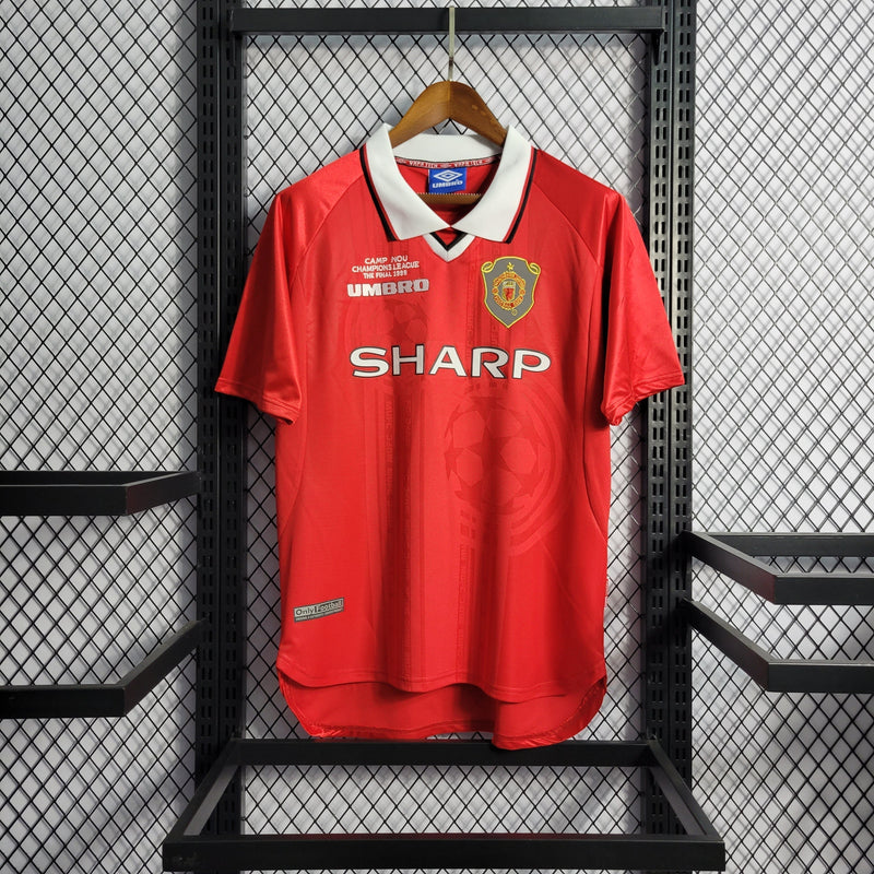 Camiseta Manchester United Local 1999 - Versión Retro
