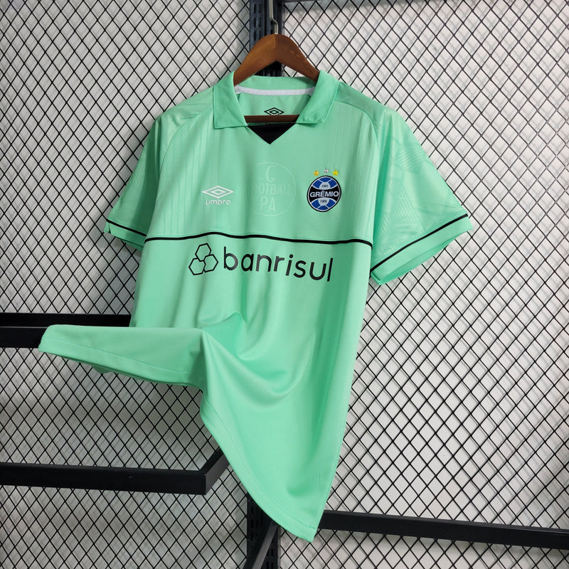 Camisa Grêmio Goleiro 23/24 - Adidas Torcedor Masculina - Verde